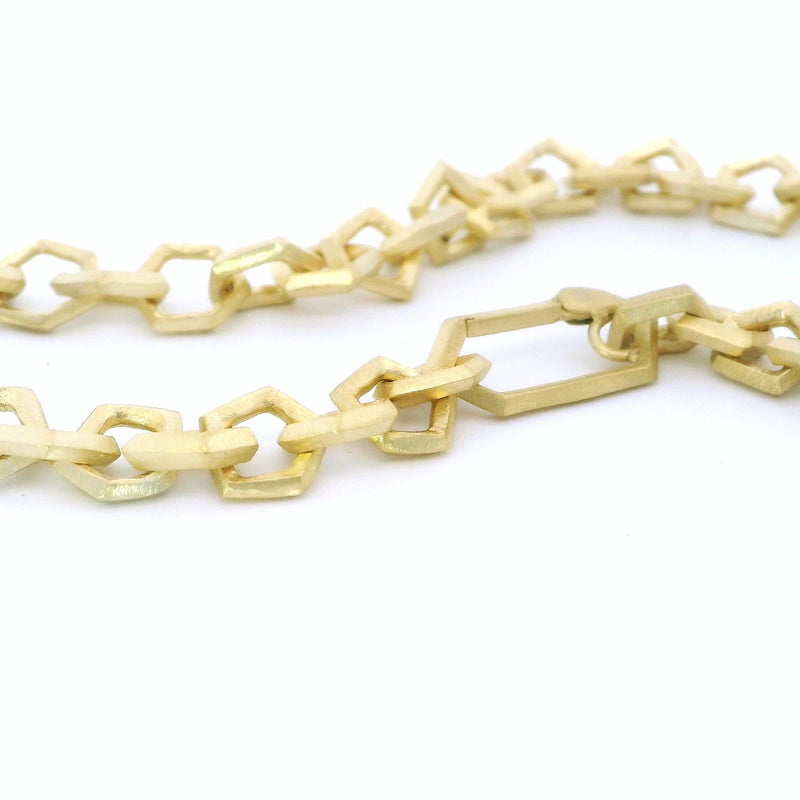 Geometric Links Chain Necklace