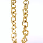 Geometric Links Chain Necklace