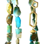 On The Rocks Necklace with Opal