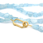 18k yellow gold Aquamarine On The Rocks Strand