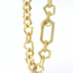 Geometric Links Chain Necklace