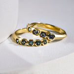 Blue Spinel 5 Stone Band