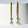 Green Beryl Chimes Earrings