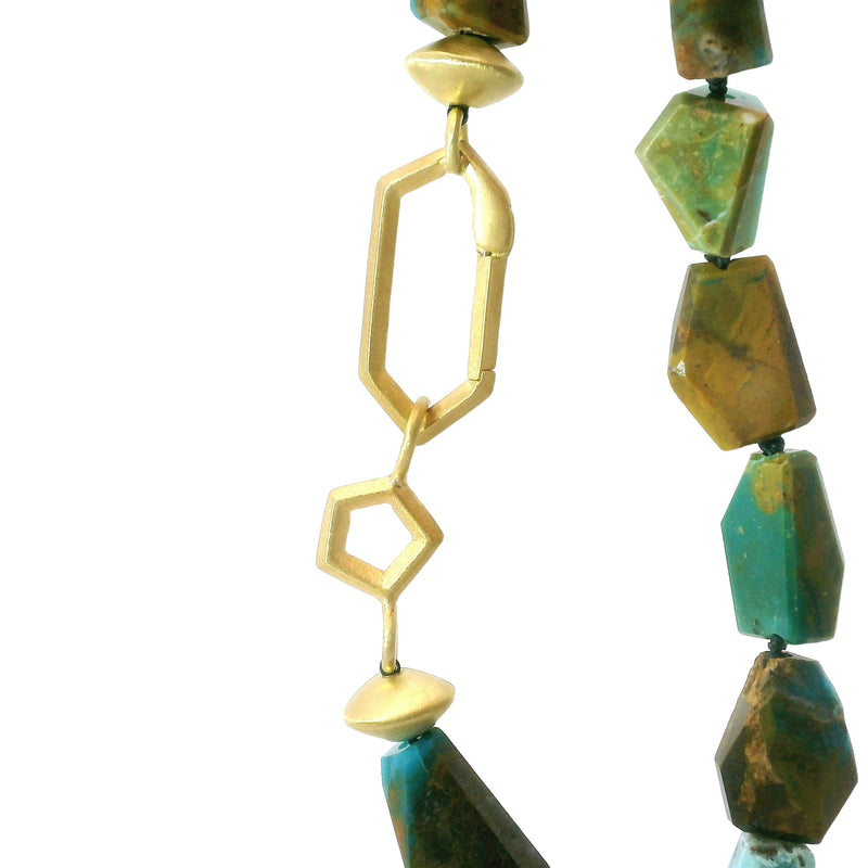 On The Rocks Necklace with Opal