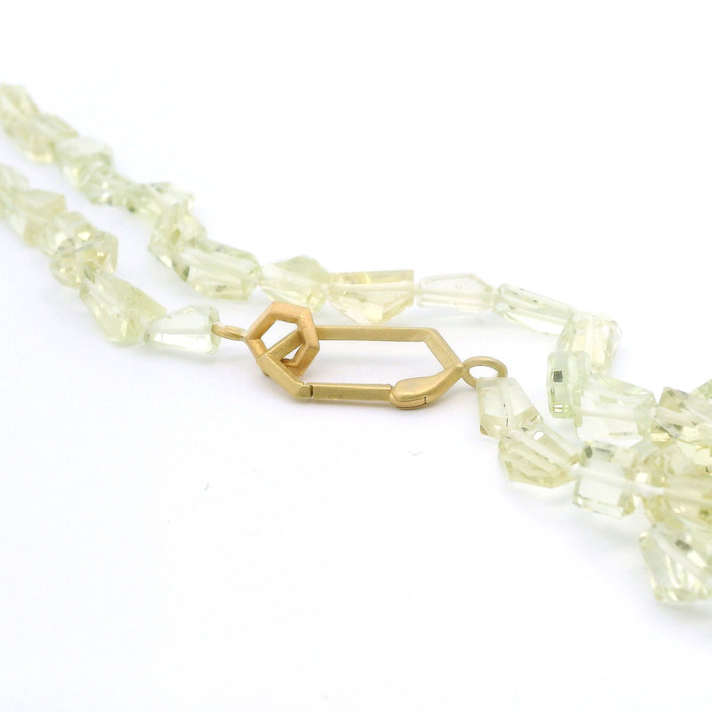 Yellow Beryl On The Rocks Necklace