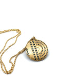 18k Sapphire Medallion