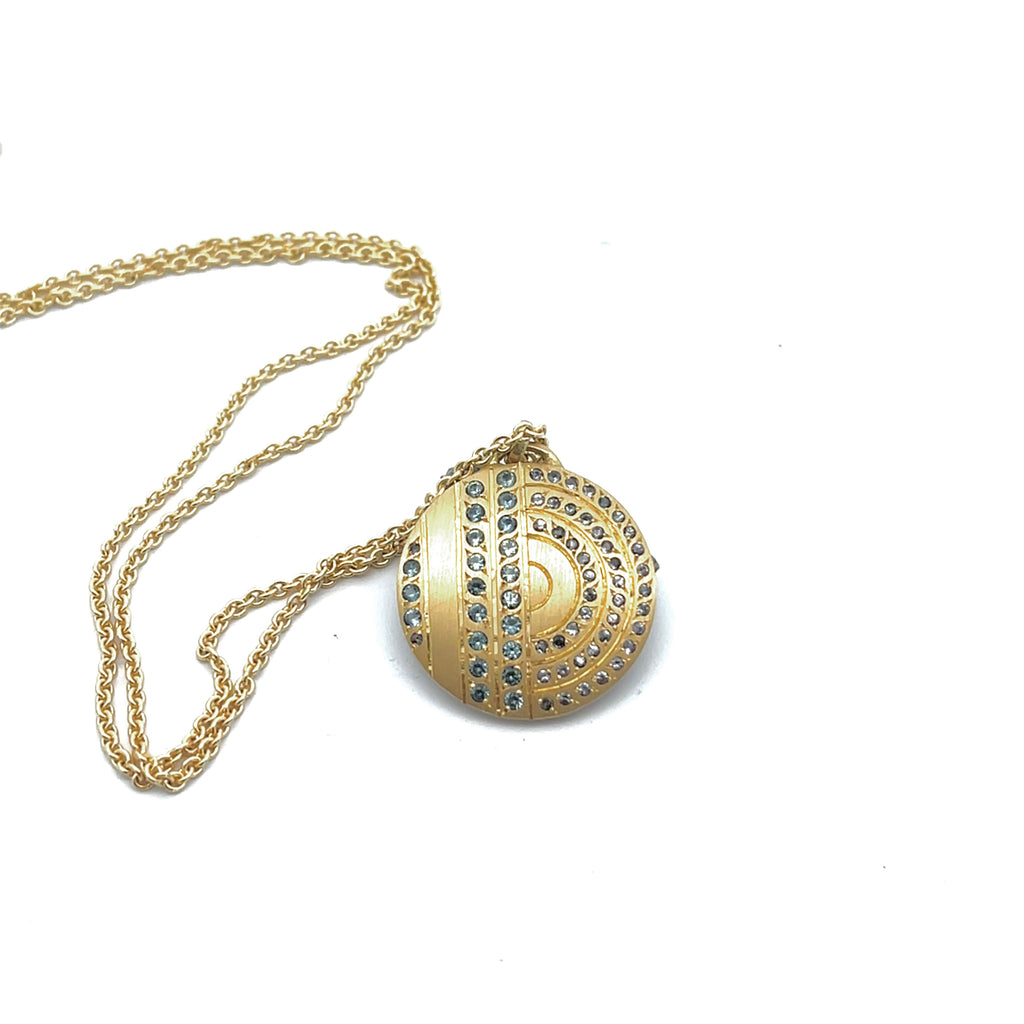 18k Sapphire Medallion