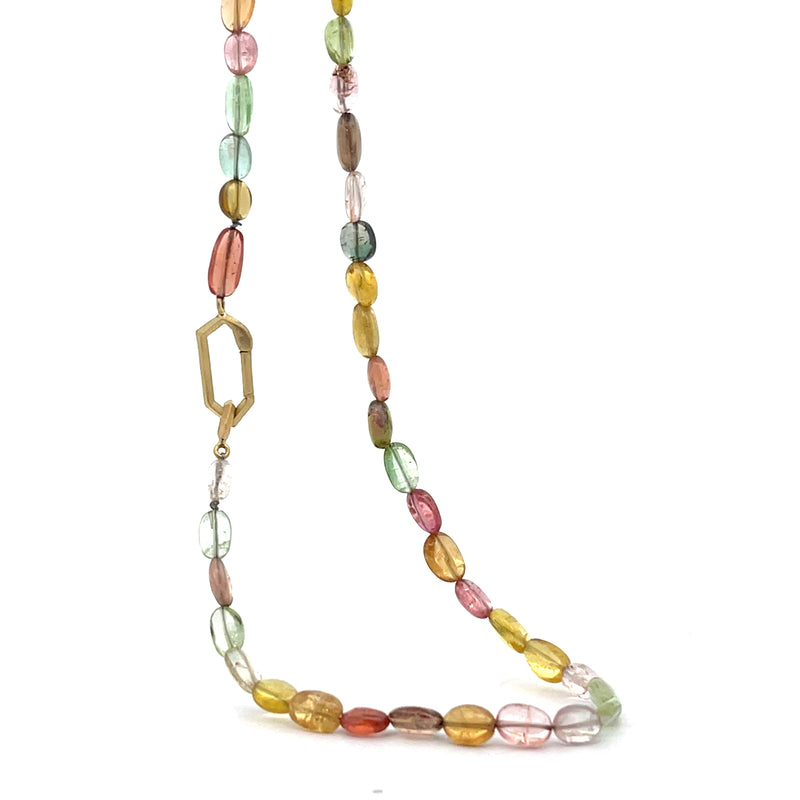 18k Autumn Tourmaline Mix Strand