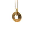 18k Yellow Gold Diamond Medallion
