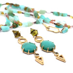 18ky Opal and Vesuvianite Drops