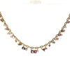 18ky Sapphire, Spinel and Tourmaline Fringe