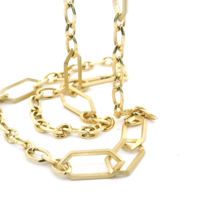 Mixed Links Chain Necklace