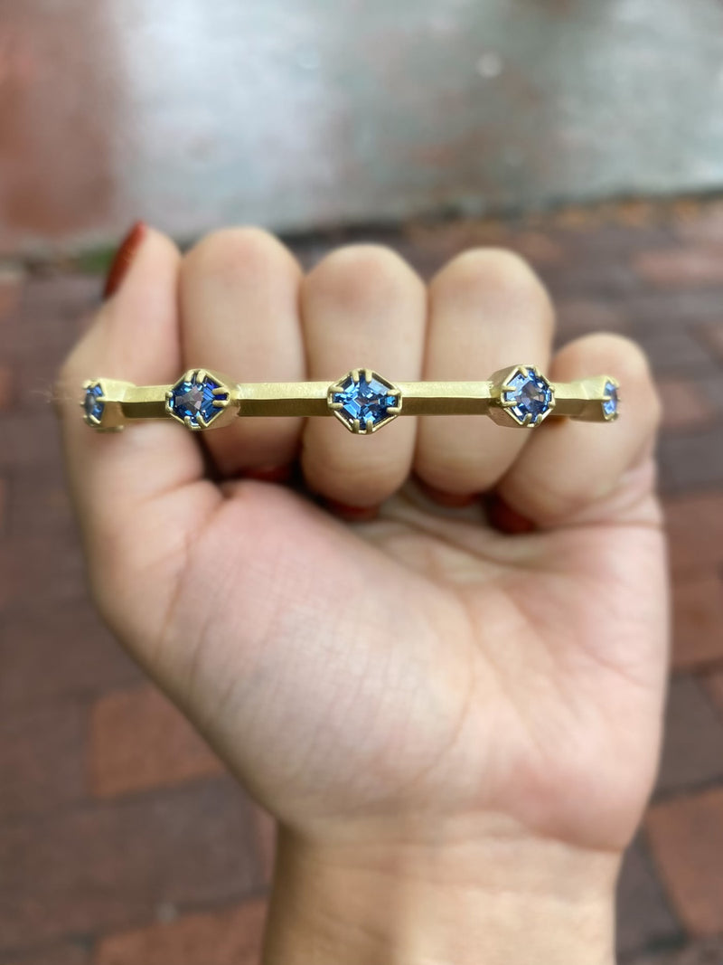 Sapphire Apex Bracelet