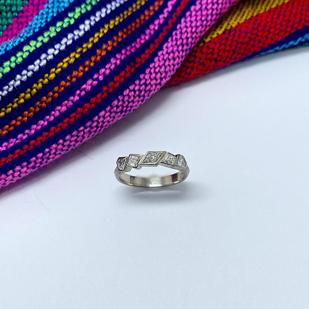 White Gold Diamond Ring by Ali Dumont